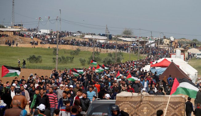  Almenys 16 palestins assassinats per l'Exèrcit israelià en protestes a Gaza