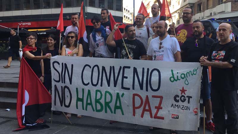 Treballadors de Amazon denuncien vulneració de drets laborals
