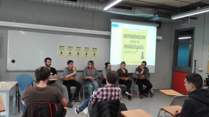 Referèndums a les universitats de Catalunya: “No volem a la monarquia, tal com es va demostrar l'1-O”