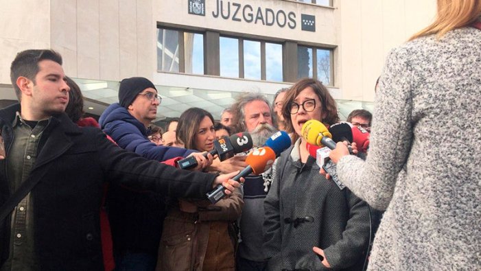 Eulàlia Reguant declara a Madrid per negar-se a contestar les preguntes de Vox