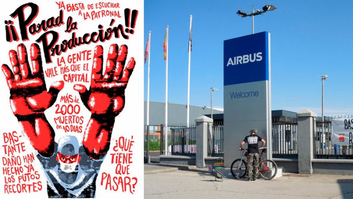  Airbus España: CGT convoca vaga indefinida davant la negativa de l'empresa a parar la producció