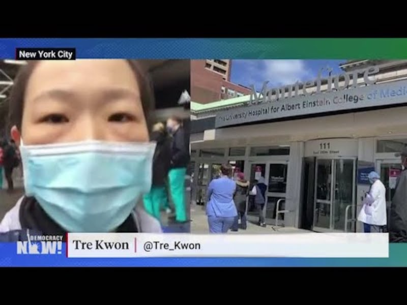 Tre Kwon, enfermera de Nueva York: "Nuestros cuerpos están en la primera línea" - YouTube