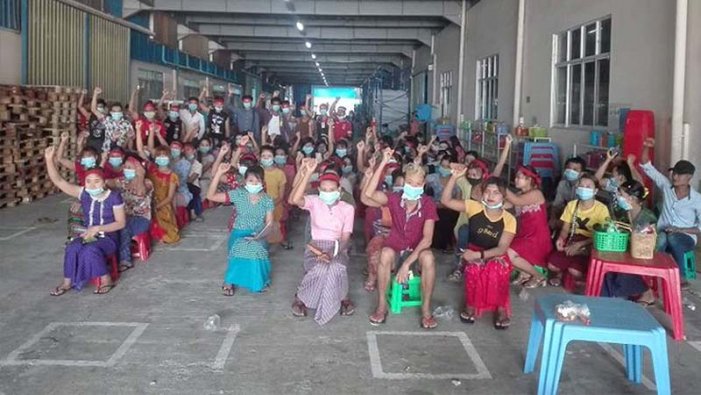 Treballadores que fan roba per a Zara a Myanmar guanyen la readmissió després de mesos de lluita