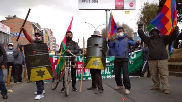 La mobilització a El Alto i la falsa campanya d'Áñez contra els bloquejos