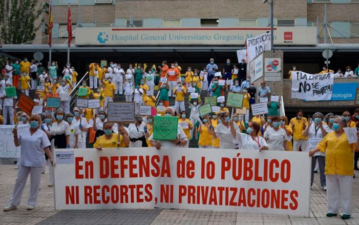 El Tribunal de Contractació Pública anul·la el procés de privatització del servei de neteja del Gregorio Marañón