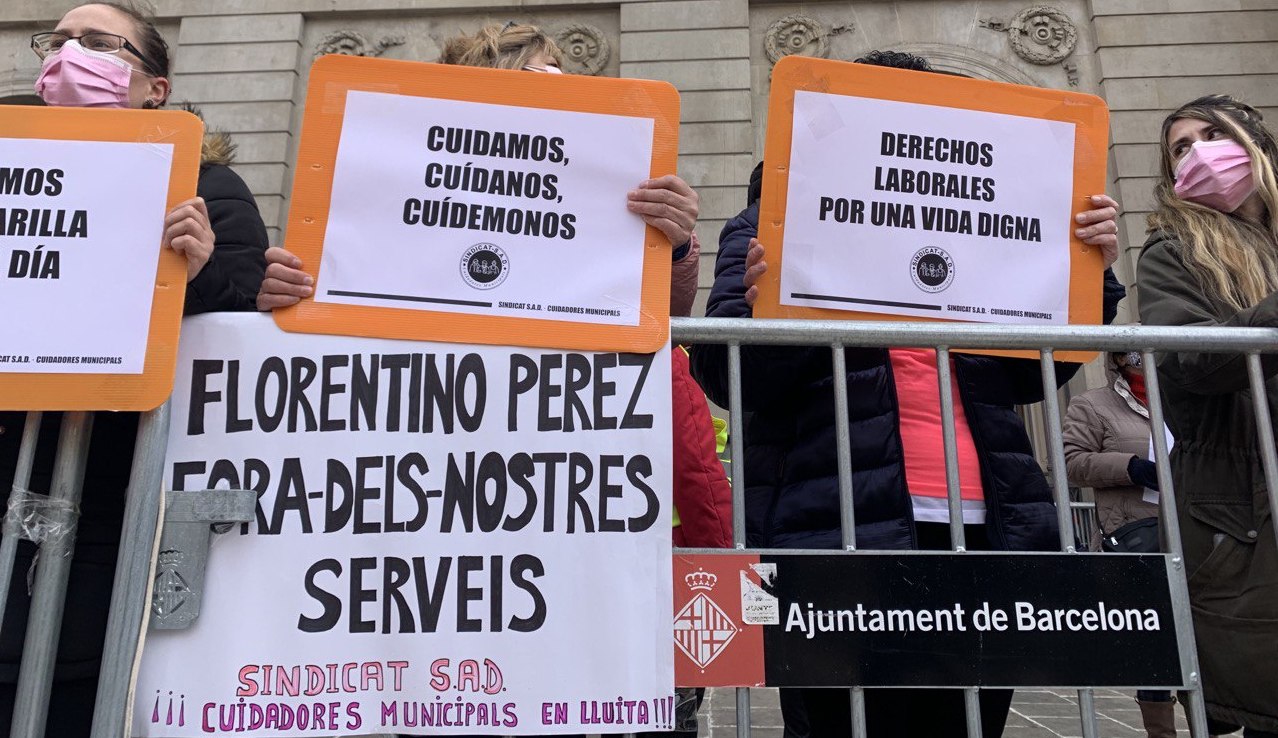 Treballadores SAD: Fora les brutes mans de Florentino Pérez dels nostres serveis!