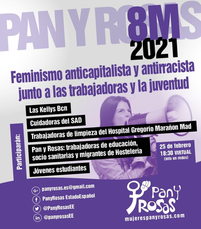  Xerrada | "Feminisme anticapitalista i antiracista" amb Pan y Rosas