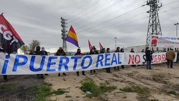 Escandalós!: el govern impedeix a 23 sindicalistes de CGT acudir a Getafe per a protestar contra el tancament d'Airbus Puerto Real