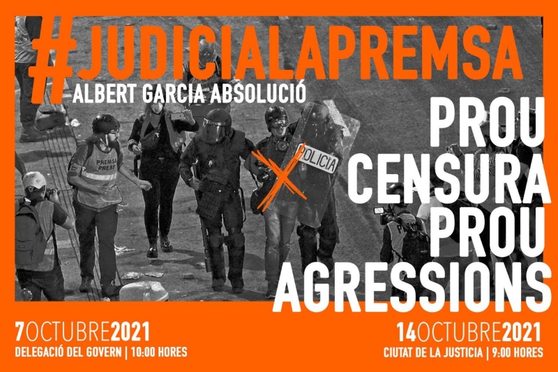 #Judicialapremsa: demanen any i mig de presó per fotografiar la repressió policial