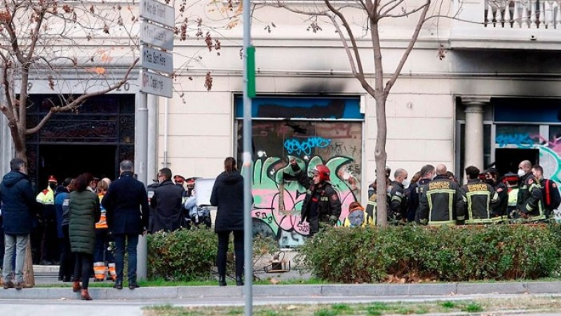 Quatre morts en un incendi a Barcelona, dos d'ells menors