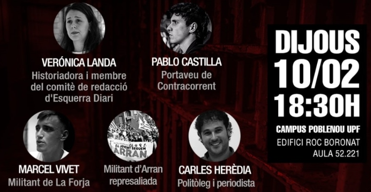“Encausades”: Esquerra Diari presenta la sèrie de vídeo-entrevistes contra la repressió juntament amb Marcel Vivet, Carles Herèdia, Verónica Landa i militants d'Arran