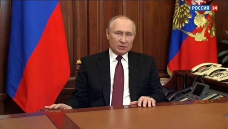 Vladimir Putin anuncia el començament d'una “operació militar especial” a Ucraïna