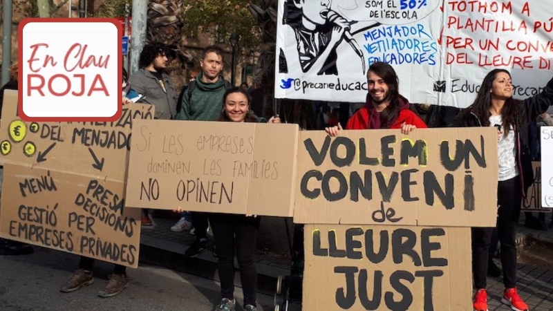 Podcast En Clau Roja | Verónica Landa: "Convoquem vaga en solidaritat amb les docents i perquè se'ns consideri part del sector educatiu"