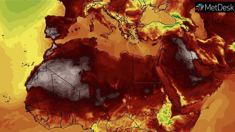 Com si estiguéssim al Sàhara: així és l'onada de calor que assota la península