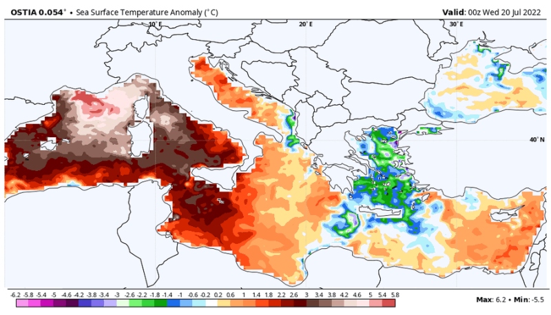 Crisi climàtica: el Mediterrani ha arribat als 30 graus, 6 per sobre de l'esperat