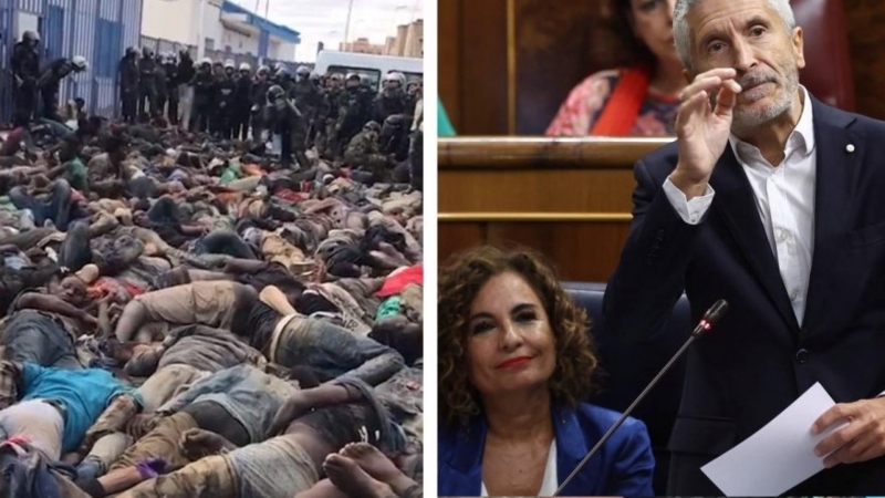 Marlaska no assumeix la seva responsabilitat i culpa als migrants assassinats de la massacre a Melilla