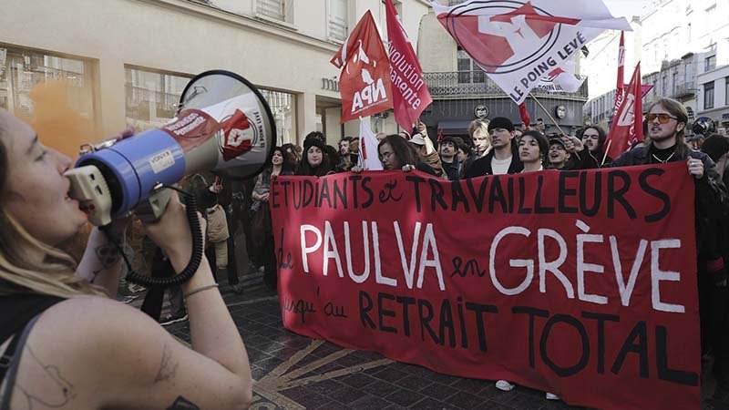 França: “Construïm un moviment estudiantil massiu al costat dels treballadors per guanyar”