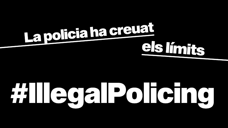#IllegalPolicing: comunicat contra la infiltració policial als moviments socials 