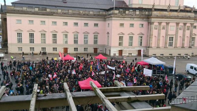Gran jornada de vaga a les universitats de Berlín