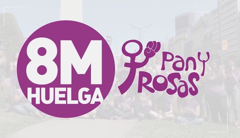 [VIDEO] Pan y Rosas: suma't a l'Aturada Internacional de Dones