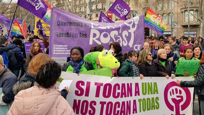 Pan y Rosas al 8M: construint un feminisme anticapitalista i de classe
