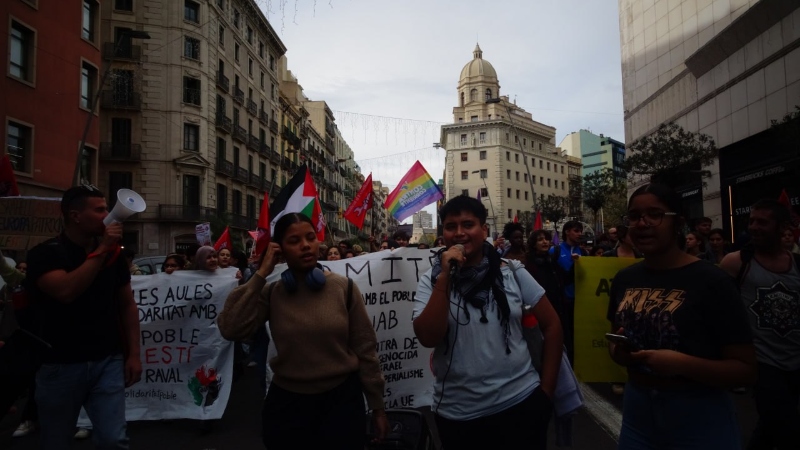 Fotogaleria | Vaga estudiantil a Barcelona contra el genocidi al poble palestí!